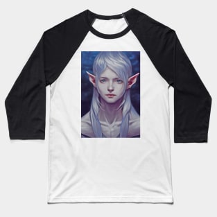 White Elf Baseball T-Shirt